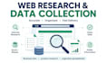 do web research and data collection into excel