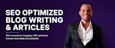 write you engaging, well researched SEO optimized blog posts