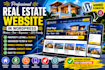 design a modern real estate wordpress website with mls property listings