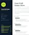 design a professional resume and CV template
