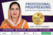professionally proofread and edit english content error free