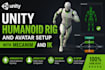 do unity humanoid rig and avatar setup with mecanim and ik