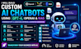 build custom ai chatbots using open ai, rag, gpt4
