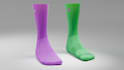 design realistic 3d custom sock mockups and sock patterns