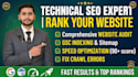 do technical SEO, website audit, gsc indexing and speed optimization