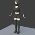 create game ready high poly 3d character