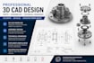 create professional 3d cad models, assemblies and technical drawings