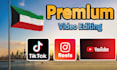 professional video editing for tiktok, instagram in kuwait