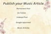 publish your music articles on google index website