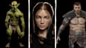 create 3d game ready character models and rigging