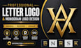 create a modern letter and monogram logo design