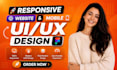 do figma website design, website ui ux design, ui ux design