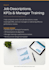 create job description, kpis and performance review training