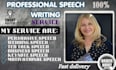 write persuasive speech, motivational speech and keynote speech writer