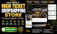 create a branded high ticket ecommerce dropshipping website