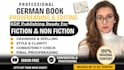 provide professional german book proofreading and editing
