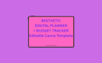 design aesthetic digital planner and budget tracker in canva