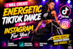 create music dance video, tiktok dance video, choreography and reel dance