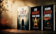 design a captivating psychological thriller book cover