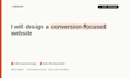 design a conversion focused business website