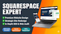 do squarespace website design, redesign and audit squarespace website, SEO audit