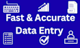 do accurate excel data entry bookkeeping and quickbooks
