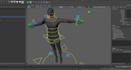 import bone to your 3d character,ik fk switch,deformation rig,daz3d,morph target