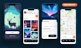 design complete product UI UX with wireframes, prototype and design system