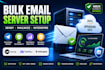 install sendy mailwizz interspire amazon ses bulk email server SMTP setup