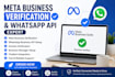 setup meta business verification, whatsapp API, meta business suite