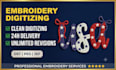 do professional embroidery digitizing dst, pes