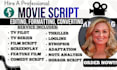 convert or format your script, film script, screenplay to final draft fdx format