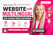 turn your squarespace website into a multilingual website
