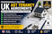 draft UK tenancy agreements, section 8 and section 21 notices