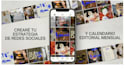create your social media strategy and monthly content calendar