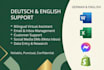 be your bilingual german and english virtual assistant