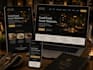 design a modern restaurant website with online menu and booking