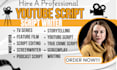 write exciting storytelling, screenplay, movie script youtube script, in fdx