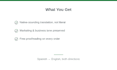translate and transcreate spanish english content