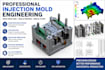 design custom injection molds with complete dfm and moldflow analysis