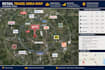 redesign, design retail trade aerial map, site arrow map, tracking map gis map