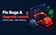 fix bugs or upgrade your laravel app to the latest version