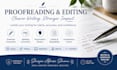 proofread and edit essays, assignments, and academic documents