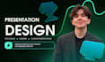 design a premium pitch deck and business presentation