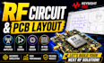 design rf circuit, rf pcb layout, power amplifier, lna, mmic using keysight ads