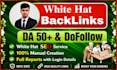 create high quality dofollow white hat SEO backlinks