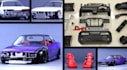 design custom rc drift body kits, rc body shells, widebody kits, and rc car part