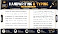 do professional handwriting and very fast typing