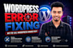 fix wordpress bugs and critical website issues