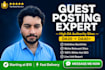 build niche backlinks via quality guest posts